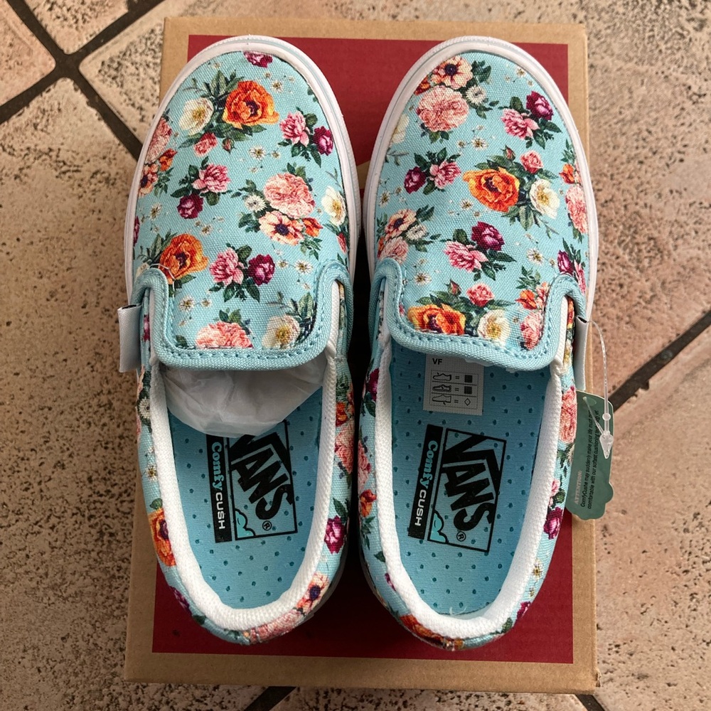 Toddler Vans garden floral NEW
